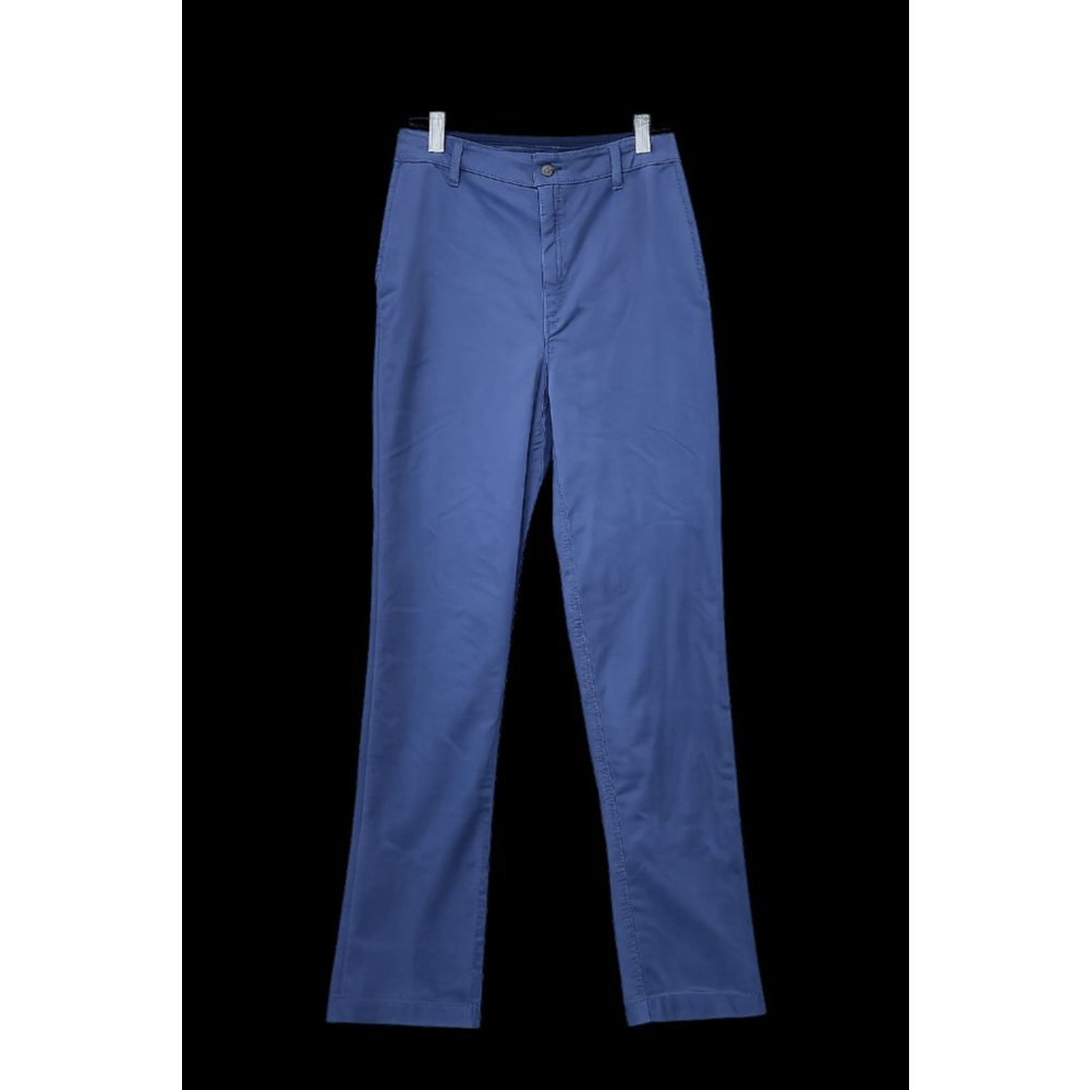 GAP Relaxed Girlfriend Pants Women’s Size 10 Navy Blue Stretch Chino Casual Offi